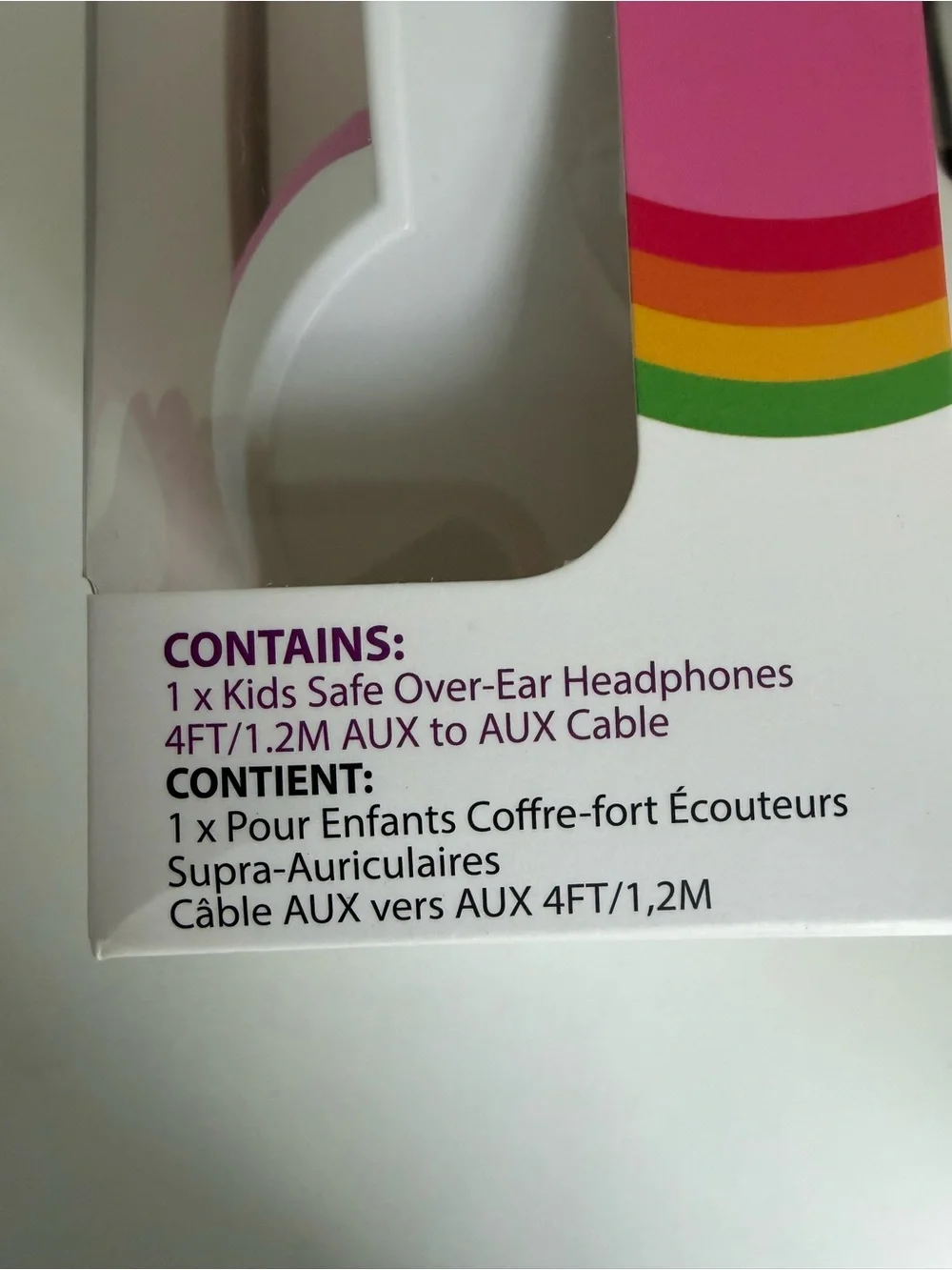 Rebellion Kids Pink Unicorn Over-Ear Headphones
